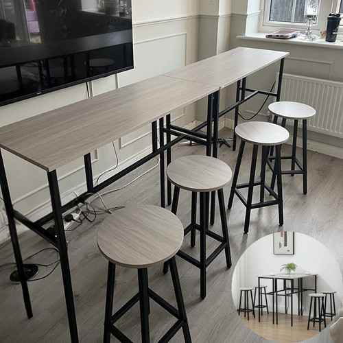 Piece industrial bar - 6, table