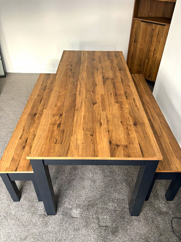 Rectangular dining table - rectangular, &