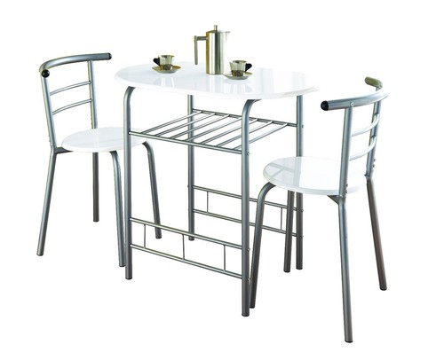 Modern white high - white, gloss