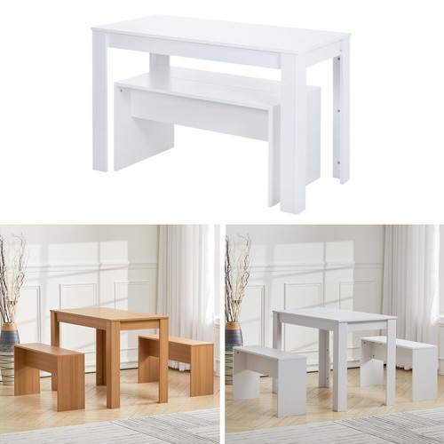 Wooden dining table with - dining, 2