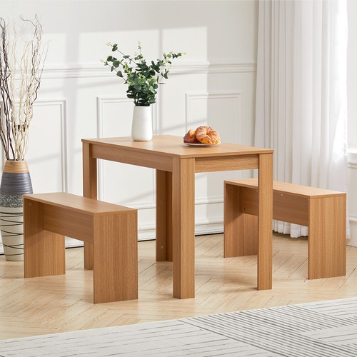 3pc modern dining table - table, set