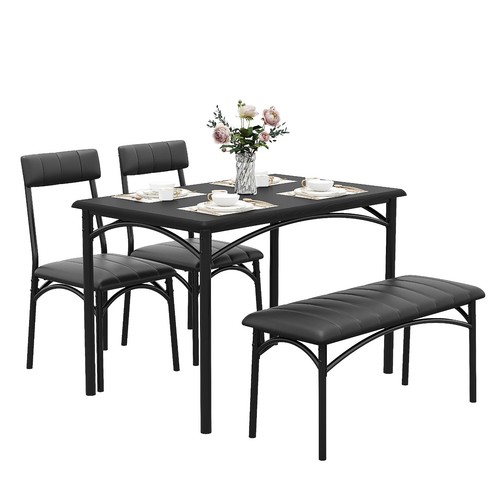 Compact kitchen dining - dining, wood